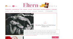 Desktop Screenshot of eltern.de